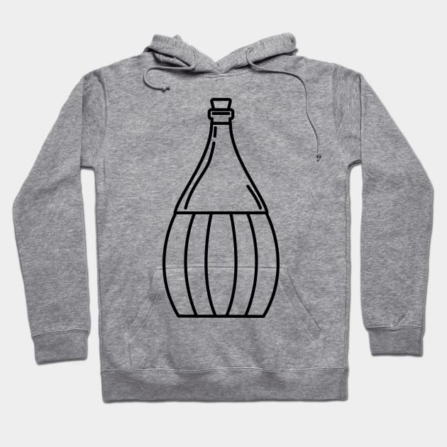 Wine Bottle Hoodie by SWON Design